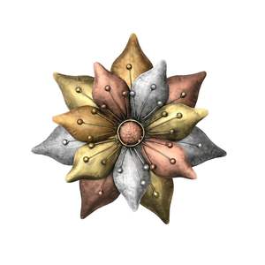 Arte de pared de metal de diseño personalizado para el hogar de lujo Arte de pared de metal para la decoración del hogar Colgante decorativo - Product Image 5