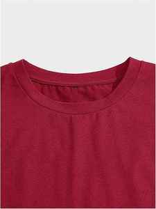 Haute qualité 100% coton recadrée hommes T-Shirts poids lourd Boxy Fit sérigraphie conception graphique 250 GSM tricoté Streetwear - Product Image 4