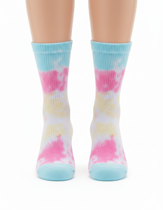 Chaussettes de sport personnalisées en batik pour femmes, décontractées, tricotées pour l'automne, antidérapantes, fabriquées en Turquie, avec logo personnalisé - Product Image 6