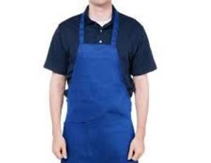 Custom Printed 100%Cotton <b>Denim</b> Bib Kitchen <b>Apron</b> Durable Canvas Chef's Clothing Breathable Cheap Price Wholesale Kitchen - Product Image 1