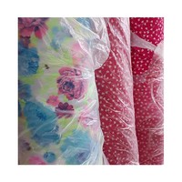 Jenny-lote disponible Tela estampada de la mejor calidad, diseño de flores hermosas, 95% poliéster, 5% licra, disponible en Corea