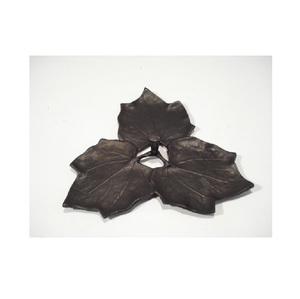High Quality Antique Metal Decorated Leaf Food Serving Platter Use for Home, Restaurant & <b>Wedding</b> - Product Image 6