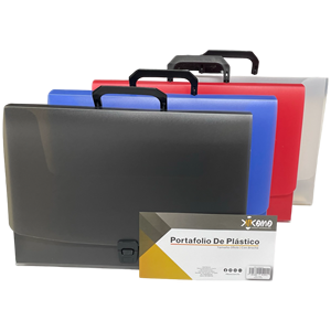 Porte-documents en plastique sans intercalaires, format légal, avec fermeture à pression - Product Image 3