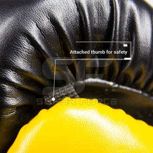 Gants de boxe professionnels pour l'entraînement et le sparring Gants de boxe adultes en cuir PU légers et durables pour Fitness Kickboxing - Product Image 5