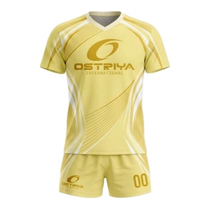 Quick Dry Anti-Bacterial Custom Designed Printed Front Men's <b>Volleyball</b> Uniforms Short Sleeve New Style <b>Sets</b> Adults OEM Service - Product Image 1