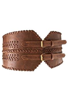 Corset en cuir véritable parfait pour l'entraînement à la taille et le style végétalien Edgy Chic et sans cruauté Élégance intemporelle - Product Image 2