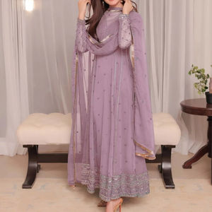 2025 New Designer Unstitched Formal Party <b>Dress</b> for Women Top Selling Regular Length Salwar Kameez Indian & Pakistani Clothing - Product Image 1