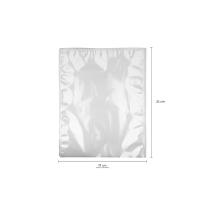 Bolsa de Vacío de 17x25cm y 90 Micras, 12 Paquetes x 100 Unidades, B2B - Product Image 1