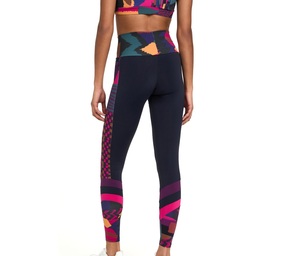 Leggings de Yoga de Cintura Alta para Mujer, Sin Costuras, 100% Poliéster, Transpirables, Resistentes al Viento, Ecológicos, Antibacterianos, de Secado Rápido, con Cordón Ajustable - Product Image 2