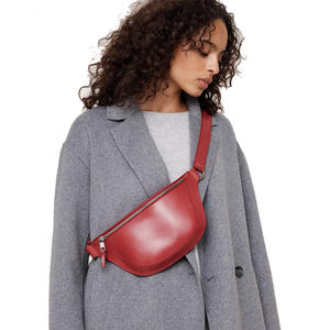 กระเป๋าคาดอกหนัง PU วินเทจสุดหรูมีสไตล์สำหรับผู้ชายและผู้หญิงกระเป๋าเข็มขัดแบบพกพาสำหรับใช้ในชีวิตประจำวัน - Product Image 2