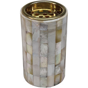 Quemador de Incienso Orgánico y Duradero, Diseño Tradicional de Ladrillo, Incrustaciones de Madreperla, Incienso Indio, Uso Religioso para Todas las Estaciones, Hogares, Ramadán - Product Image 1