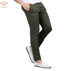 YOKEBUD Pantalon chino pour homme en coton extensible, décontracté et formel, avec logo personnalisé, grande taille disponible - Product Image 2