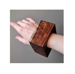 Bracelets en bois traditionnels faits à la main, imperméables, avec une finition élégante, couleurs personnalisées, bijoux ethniques pour femmes, pour le style de mariage - Product Image 3