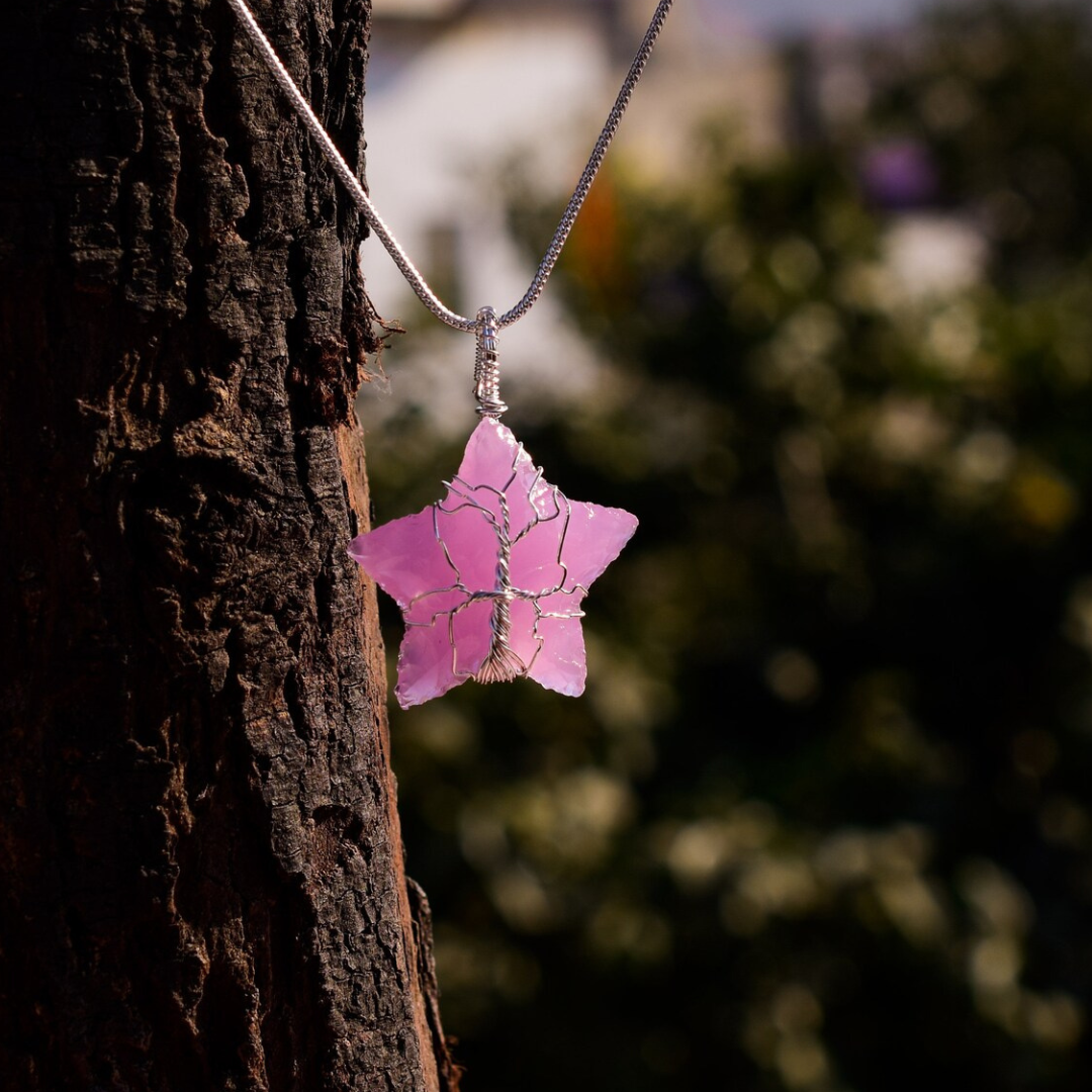 Rose Quartz Star Wrap Life Of Flower