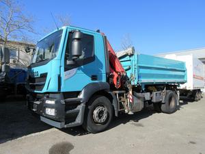 Pour Camion Tracteur 6X2 Diesel Euro 6 Transmission Manuelle Direction à Gauche Benne Basculante Grue Fassi Nouvelle Capacité 41-50t 251-350HP 6-8L - Product Image 1