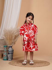 Trajes para niñas, novedad de verano, Tops de estilo infantil, ropa de verano para niñas, falda de moda, traje de 2 piezas, venta al por mayor de fábrica - Product Image 2