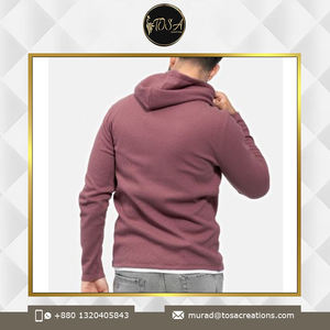 Sweat à capuche col rond de haute qualité pour hommes Design unique Hiver Vente en gros Fabricant vendant du coton Polyester très demandé - Product Image 3