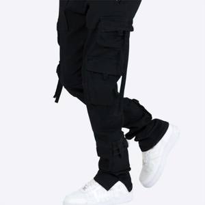 Pantalones Cargo de cuero Premium para hombre, cómodos y prácticos, perfectos para ropa informal y formal M - Product Image 4