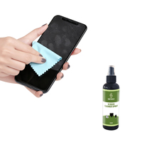Kit Pembersih Layar Lensa Besar Profesional Premium Ramah Lingkungan Formula Pengeringan Cepat Bebas Noda Ekstrak Tumbuhan Alami