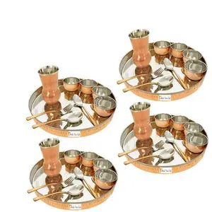 Indian Art Traditional Brass Embossed Design Dinner Thali Set For Sale Dinnerware Sets Manufacturer & Suppliers From India