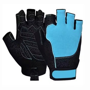 Gants fantaisie demi-doigt poids lourd exercice sportif gant d'haltérophilie musculation gants de Fitness pour hommes en plusieurs couleurs - Product Image 5