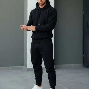 ชุดกีฬาผู้ชายแบบกำหนดเอง ชุดฮู้ดลายพิมพ์สไตล์สตรีทแวร์ ล้างสีแบบแอซิด พร้อมป้ายยี่ห้อส่วนตัวและบรรจุภัณฑ์สำหรับขายปลีก ผ้าฝ้าย 100% - Product Image 3