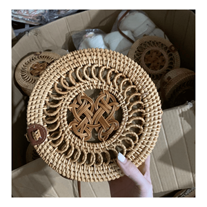Rattan Bag woven with durable rattan fiber designed for stylish <b>handbag</b> use and everyday accessories, handmade in Vietnam - Product Image 3