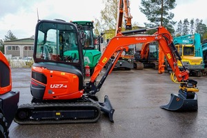 Bastante utilizado para Kubota Mini excavadora sobre orugas 18KW 3 toneladas máquina de excavación Mini excavadora para la venta - Product Image 2