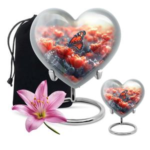 Butterflies Beautiful Look Combo de 2 (urna de 10 pulgadas y urna de recuerdo) - Product Image 1