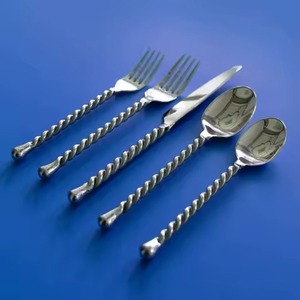 Cheery Red Color Resin Handle Cutlery Set Modern Stainless Steel <b>Flatware</b> for Home Dining Parties Restaurants and Gifting - Product Image 5