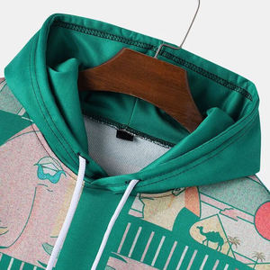 Sudadera con capucha unisex de alta calidad, ropa informal de invierno, gimnasio, fitness, venta al por mayor, sublimación personalizada, material polar, estampado sólido - Product Image 3