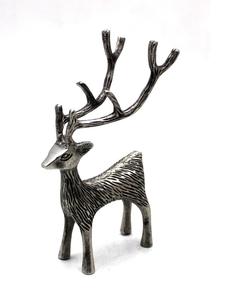 Arbre décoratif de noël en fer/bois X mas avec base RECT pour la décoration de table personnalisé fait à la main en vrac - Product Image 5