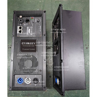 Module amplificateur métallique 1 en 3 sorties 3 canaux classe D 600W + 1200W + 1200W avec DSP ADI ADAU1452 96kHz Line Array Subwoofer