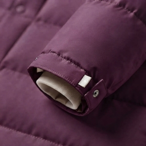 Chaqueta acolchada larga informal de invierno para hombre, abrigo cálido con cierre frontal y bolsillos laterales con cremallera - Product Image 4