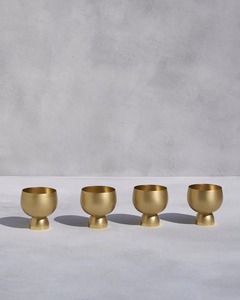 Bol décoratif en métal doré, fait à la main, élégant, pièce maîtresse pour la table à manger, le salon, la cuisine et la décoration de la maison - Product Image 3