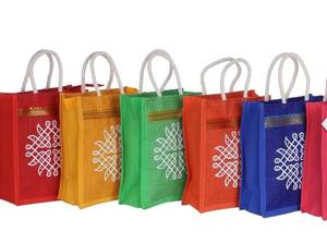 Kolam ถุงปอกระเจาออกแบบเป็นมิตรกับสิ่งแวดล้อมสำหรับงานแต่งงานเด็กทารกและเจ้าสาวใช้ในบ้านของขวัญสำหรับเด็กผู้หญิงด้วยผ้าแคนวาส - Product Image 5