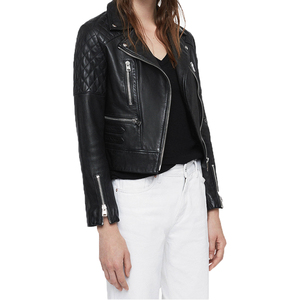 เสื้อแจ็กเก็ตหนังสำหรับสตรีแบบ2025แจ็กเก็ตหนังสำหรับสุภาพสตรีทนทานทำจากวัสดุที่ดีที่สุด - Product Image 5