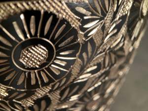 Elegant American Style Brass Eco-Friendly Cremation Urn Floral Design Decorative Functional Memorial <b>Keepsake</b> <b>for</b> Human <b>Ashes</b> - Product Image 4