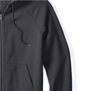 MOVATEXTILES-Sudaderas con capucha personalizadas de gran tamaño de alta calidad, 100% algodón, cara completa, con cremallera, logotipo de serigrafía, sudaderas con capucha personalizadas - Product Image 5