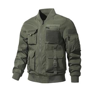 Blouson aviateur universitaire décontracté d'hiver pour hommes de grande taille, col rabattu en cuir de laine noire, broderie en chenille personnalisée, approvisionnement ODM - Product Image 3