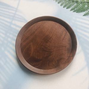 Assiette en bois naturel vente en gros assiette en bois faite à la main assiette Design élégant pour les événements, mariage, hôtel, décoration de Restaurant - Product Image 2