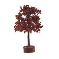 Arbre de Vie en Pierre Précieuse Rudraksha Sculpté, 1000 Perles, Écologique, Cristal Bonsaï, Arbre de Fortune et d'Argent, Décoration Porte-Bonheur, Cadeaux