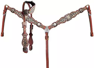 Ensemble de rênes pour cheval indien personnalisé de haute qualité avec harnais et accessoires en cuir western au meilleur prix - Product Image 2