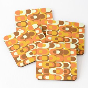 4 Pieces Coasters Set 2024 Hot Selling Enamel Printed Non Slip Mat Amazing Designing on Coaster Hot Selling 2024 <b>Placemat</b> - Product Image 1