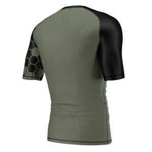 Mejor personalizado totalmente sublimación de manga corta Rashguard MMA y BJJ protectores de surf con función Anti-UV - Product Image 3