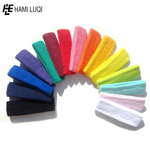 Diademas deportivas personalizadas para niña, bandanas deportivas para la cabeza, Diadema de algodón para el sudor - Product Image 2