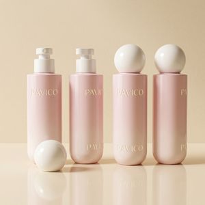 Luxury Lotion <b>Spray</b> Bottle Round PET 200ml Pink Fine Mist <b>Spray</b> for Face Mist Body Oil Serum Vietnam Factory OEM ODM - Product Image 3