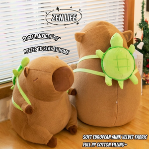 Aika Lindo Peluche de Capibara, Peluche Súper Suave de Algodón PP, Decoración <span class=keywords><strong>para</strong></span> Guardería, Regalo de Cumpleaños <span class=keywords><strong>para</strong></span> Niños - Product Image 3