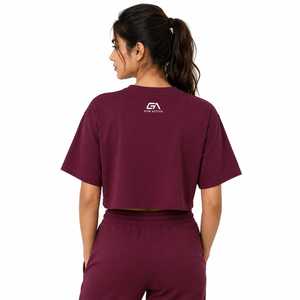 Camiseta Deportiva Corta Unisex, Estilo Oversize, Color Sólido, Cuello Redondo, Manga Corta, Informal, para Verano - Product Image 3