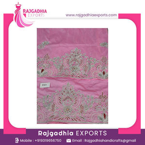 Último nuevo estilo indio mujeres ODM adultos apoyo africano Headtie Rajgadhia exportaciones 561 con cuentas George Wrapper África tela seda - Product Image 2
